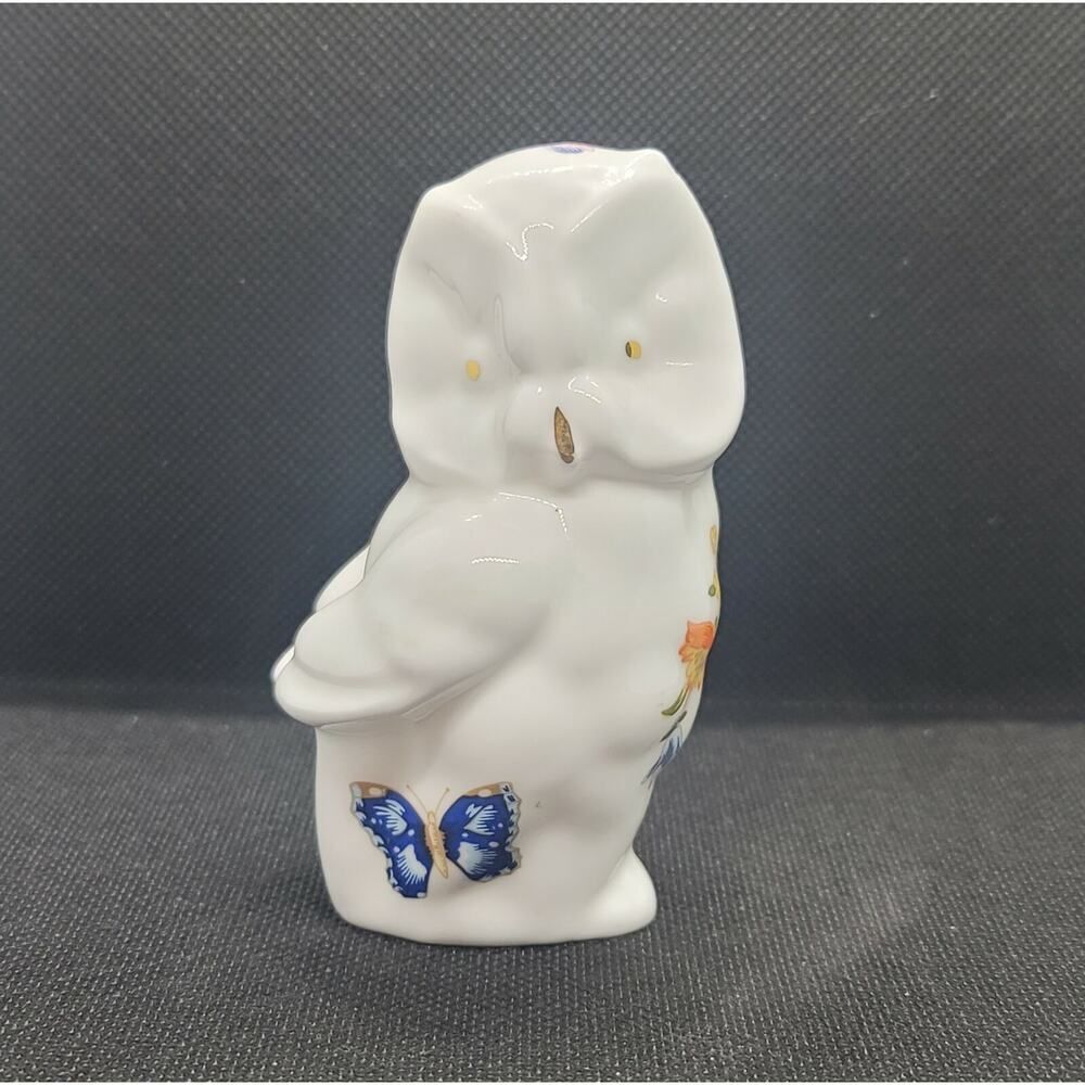 Vintage Aynsley Wild Tudor Owl Ornament Fine Bone China Birds